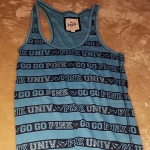 Victoria's Secret PINK Blue muscle tee